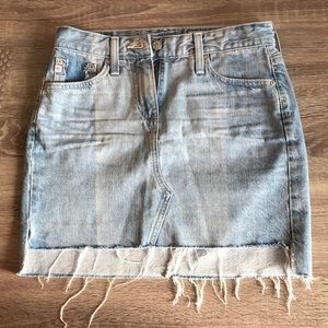 Brand New AG-ED Denim size 25 the sandy skirt